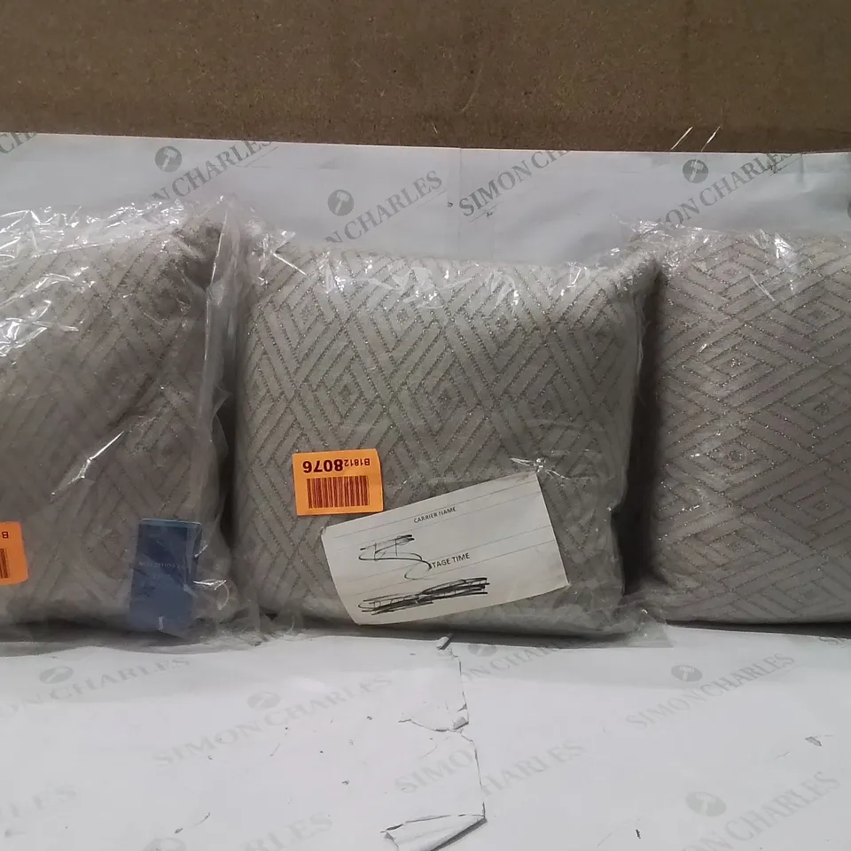 BRAND NEW SEALED SET OF 3 PIMLICO CUSHION COLOUR STONE