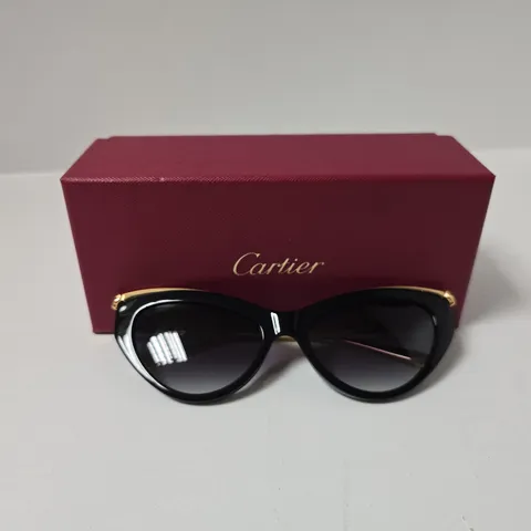 BOXED CARTIER PANTHERE CT0596S 001 SUNGLASSES - PRETAVOIR