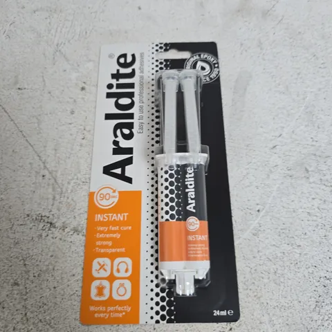 ARALDITE INSTANT EPOXY ADHESIVE – 24 ML DUAL SYRINGE - BOX OF 6