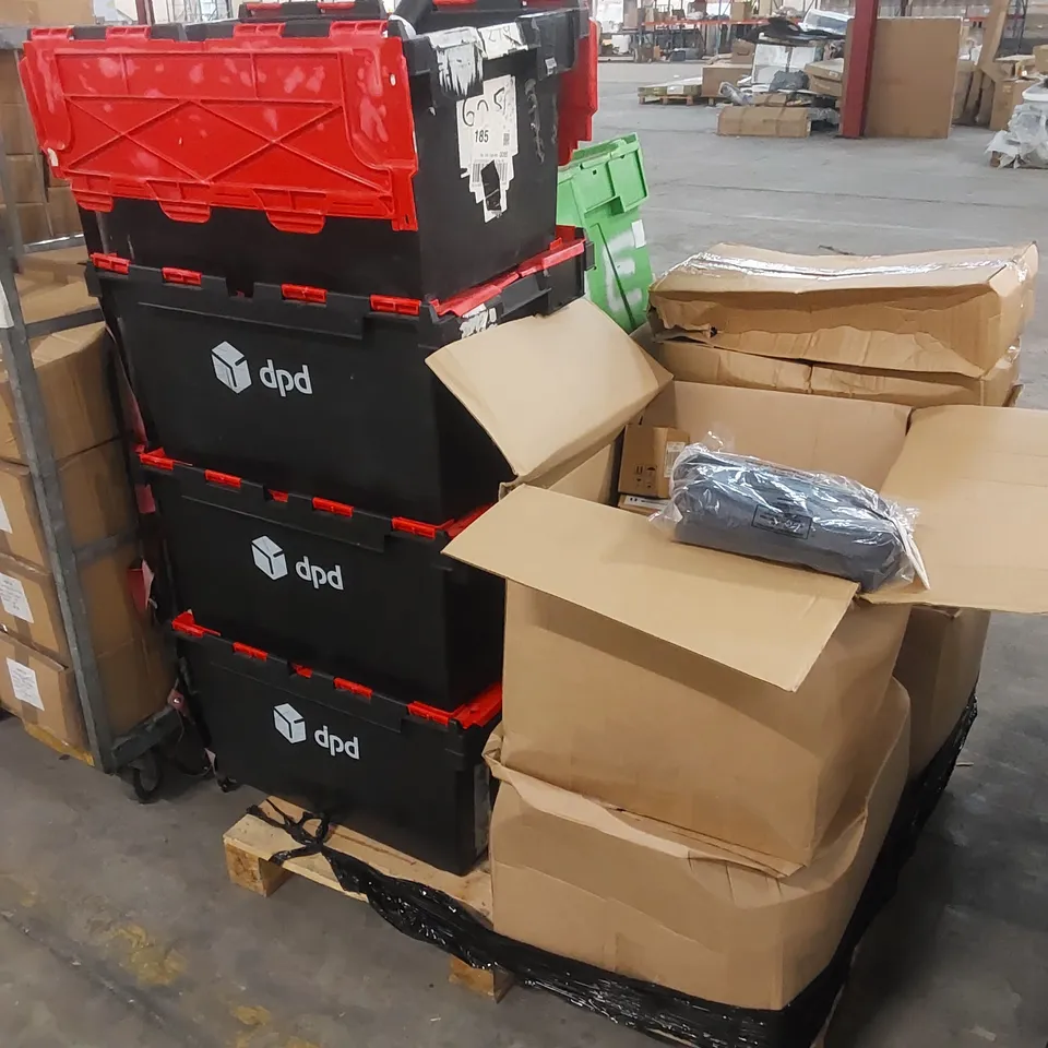 PALLET TO CONTAIN A LARGE ASSORTMENT OF HAIR CARE PRODUCTS TO INCLUDE; LABEL.M GIFT SETS, SHINE TOP COAT, HAIR CREAM, TONER ETC