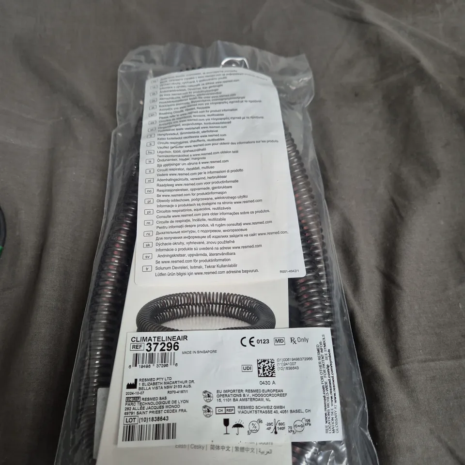 RESMED CLIMATELINE AIR HEATED CPAP HOSE – REF 37296, SEALED