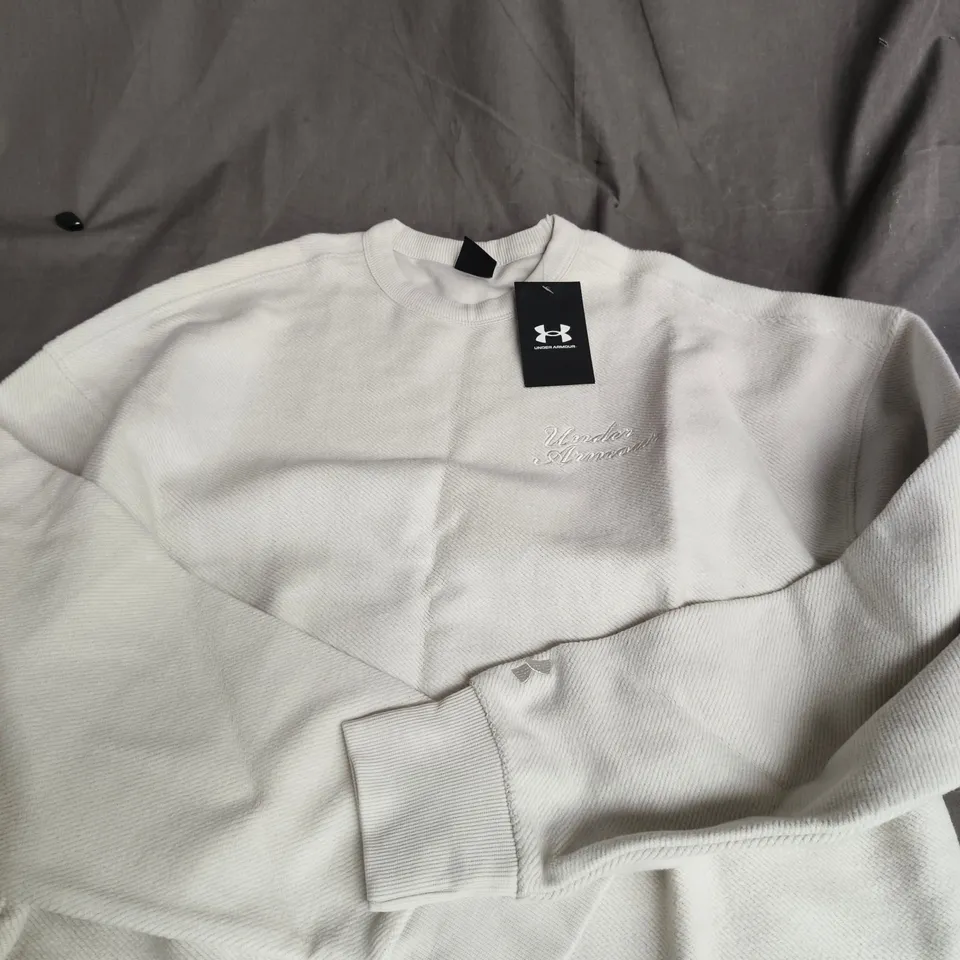 UNDER ARMOUR MEN'S ICON REV TERRY CREW SWEATSHIRT – M