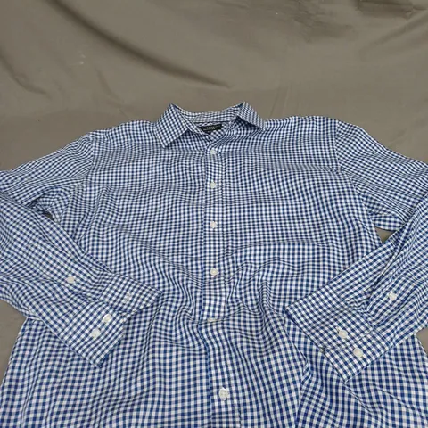TAYLOR AND WRIGHT REGULAT CHEQUERED SHIRT SIZE 16