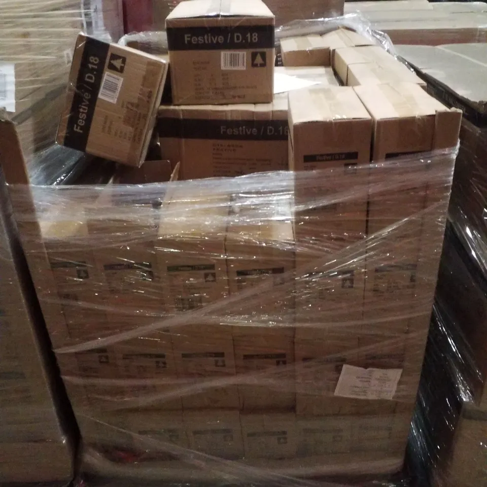 PALLET CONTAINING APPROXIMATELY 78 BOXES OF 10 BRAND NEW CHRISTMAS CARD PACKS & 5 BOXES OF 8 BRAND NEW SILVER BAUBLE SETS