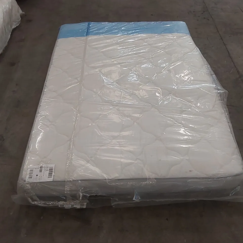 QUALITY BAGGED DOUBLE 135cm AIRSPRUNG LUXURY QUILTED MEDIUM MATTRESS RRP £229