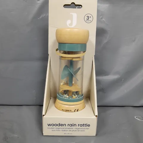 WOODEN RAIN RATTLE