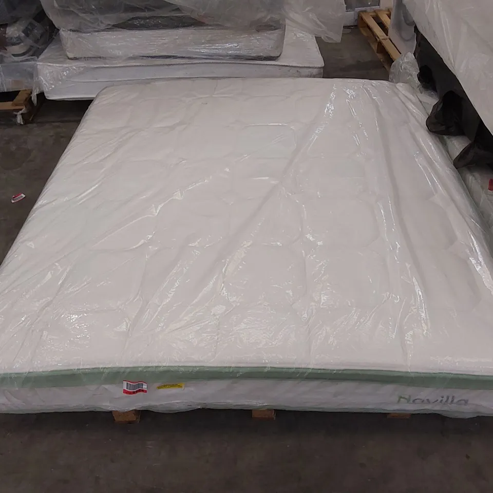QUALITY BAGGED 6FT SUPERKING SIZED NOVILLA 25cm DEEP ORTHA MEMORY FOAM POCKET SPRUNG ZONED MATTRESS