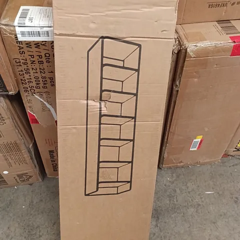 BOXED LIVING AND HOME SHOE RACK - BLACK (1 BOX)