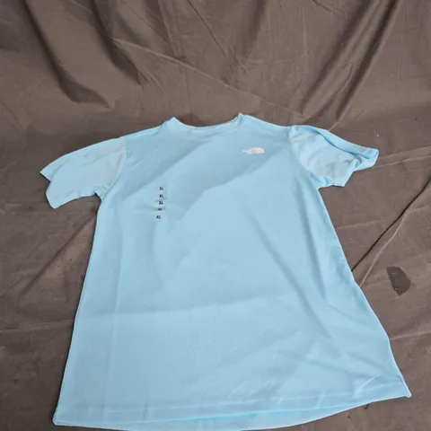 THE NORTH FACE BOYS TEE IN BLUE SIZE XL