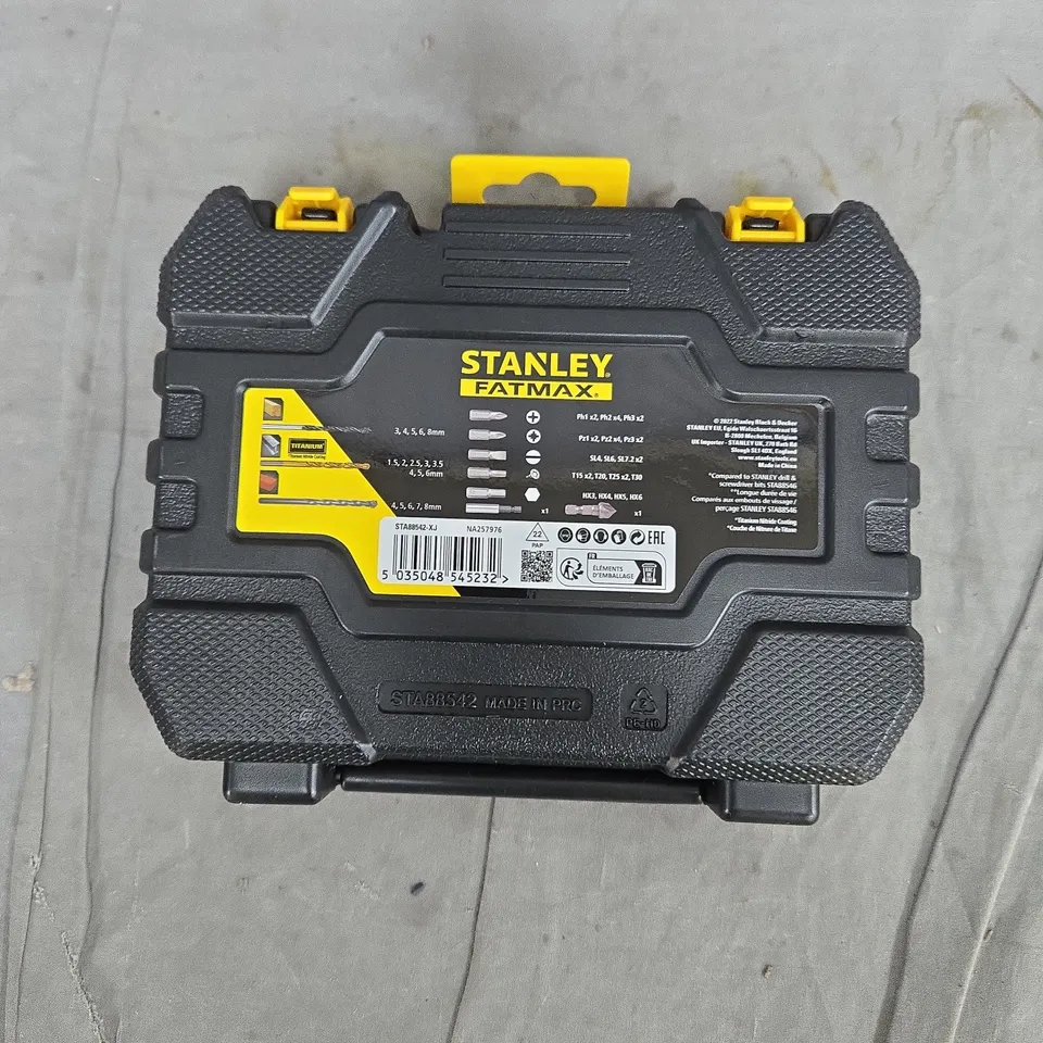 STANLEY FATMAX 50-PIECE SCREWDRIVER BIT SET IN CASE