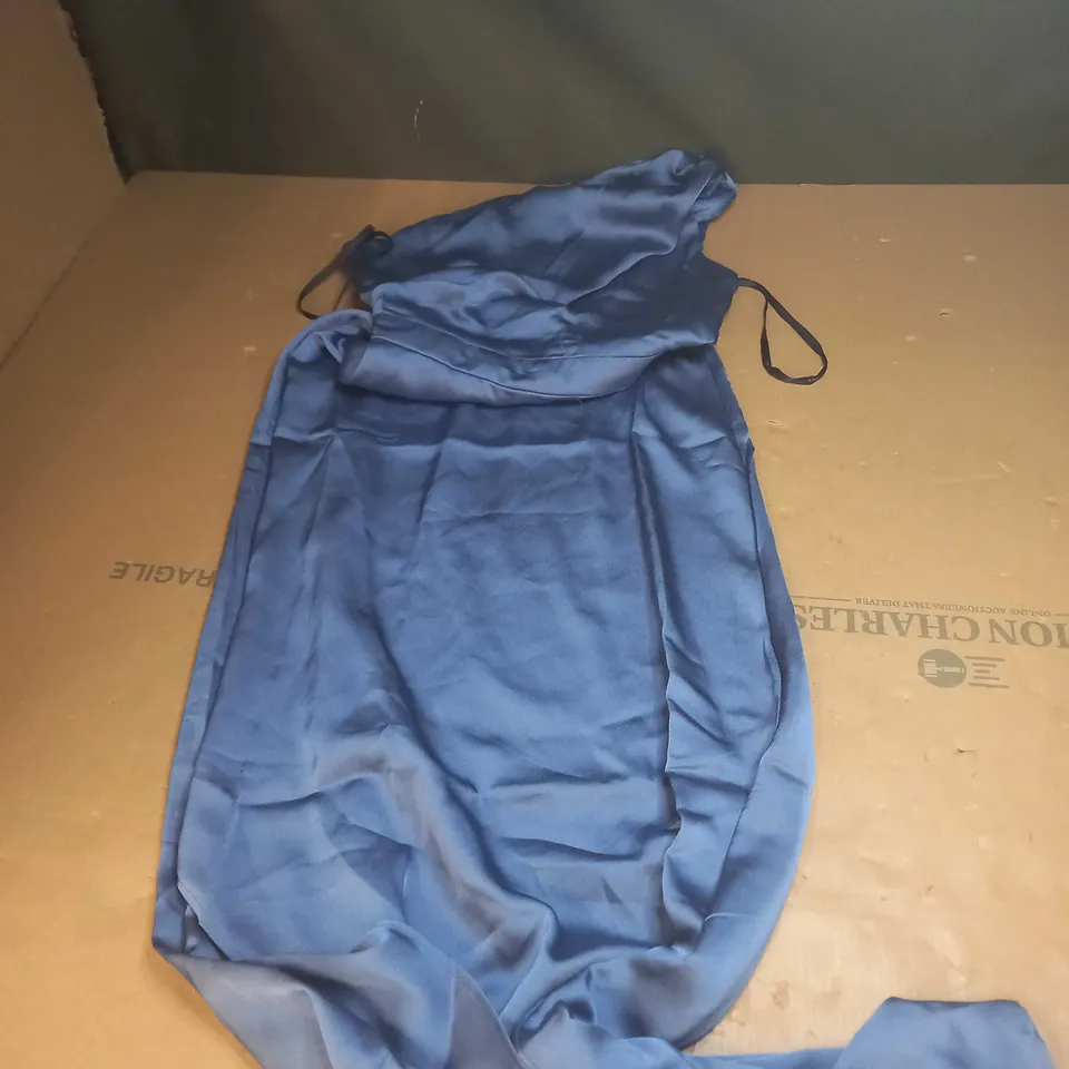 DESIGNER BRIDESMAID ONE SHOULDER MAXI DRESS SIZE 6