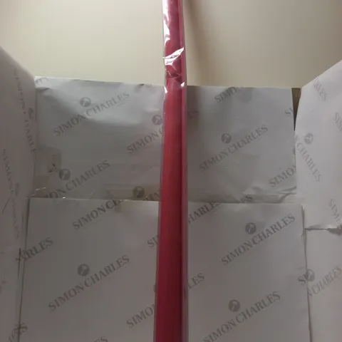 BOXED HOME STYLE BLACKOUT ROLLER RED BLIND (120CM)