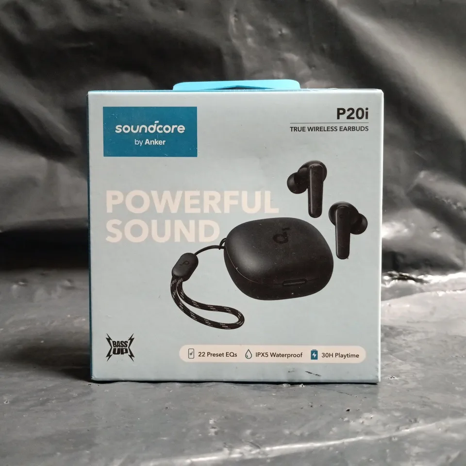BOXED SOUNDCORE BY ANKER P20I TRUE WIRELESS EARBUDS