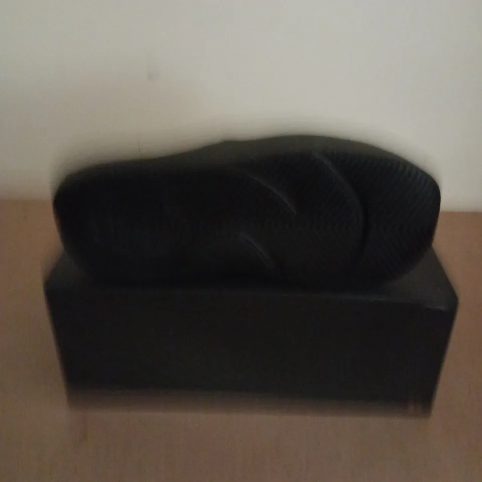 BOXED PAIR OF NIKE JORDAN FRANCHISE SLIDES IN BLACK - UK 9