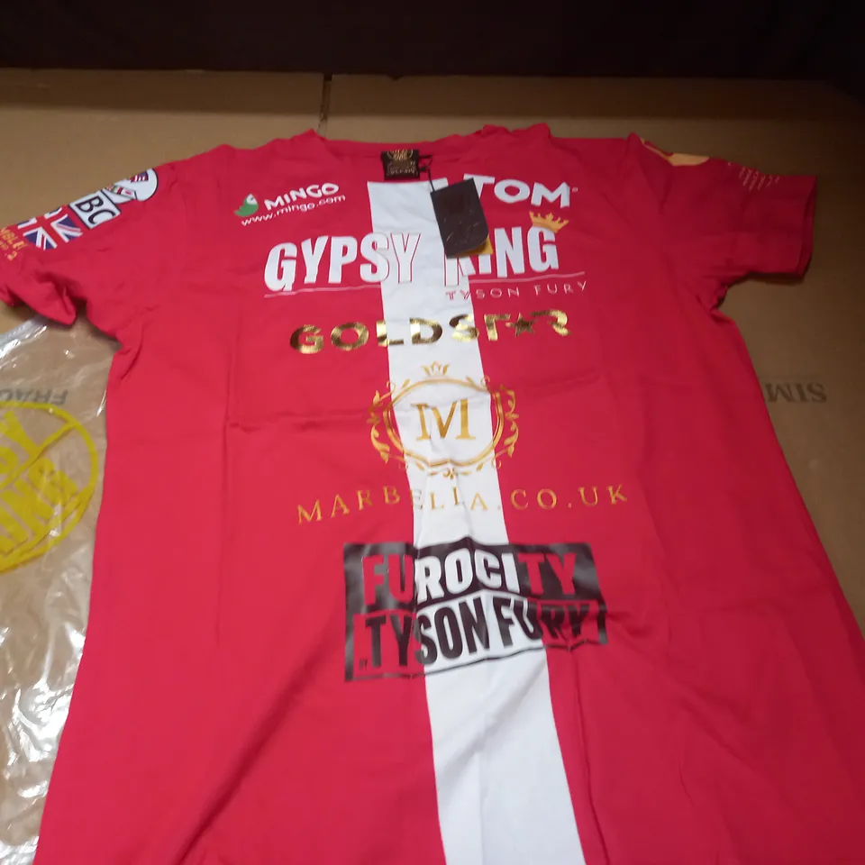 GYPSY KING RED T-SHIRT - XL