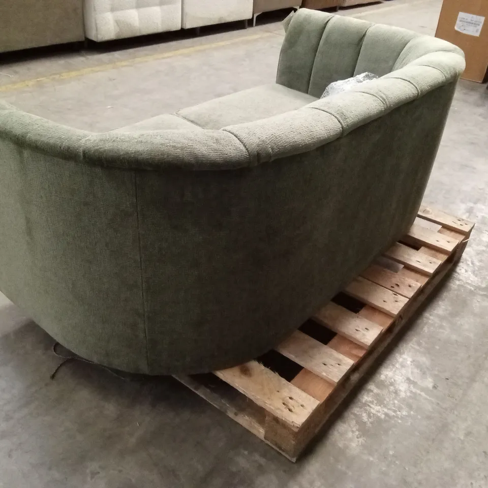 GUILD 2 SEATER FABRIC SOFA - OLIVE RRP £649