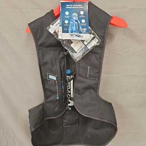 HELITE E-TURTLE ELECTRONIC INFLATABLE VEST IN BLACK SIZE L