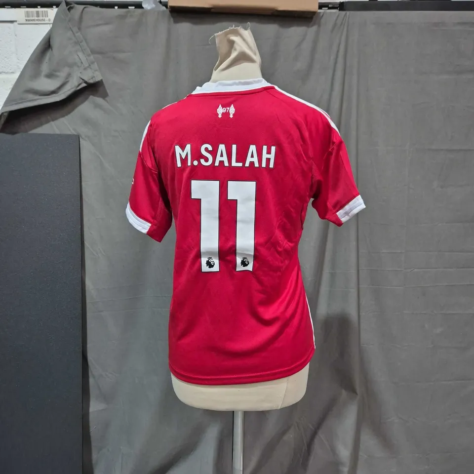 LIVERPOOL FC ADIDAS FOOTBALL SHIRT SHORTS AMD SOCKS – M. SALAH #11 (RED)
