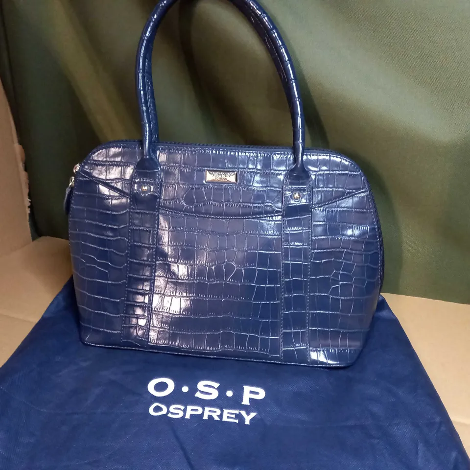 OSPREY NAVY SHOULDER CROC BAG