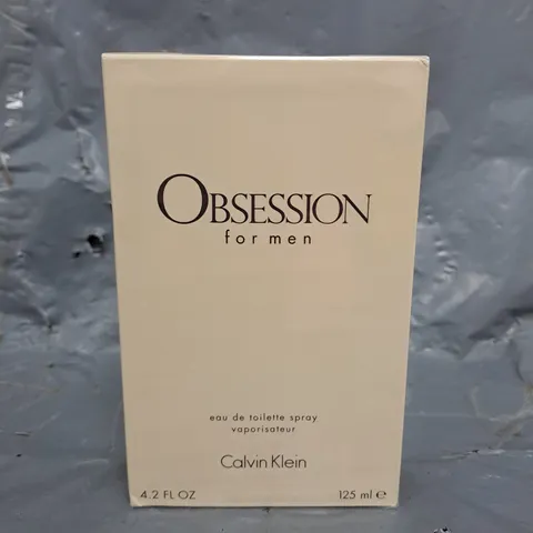 SEALED CALVIN KLEIN OBSESSION FOR MEN EAU DE TOILETTE SPRAY (125ML)
