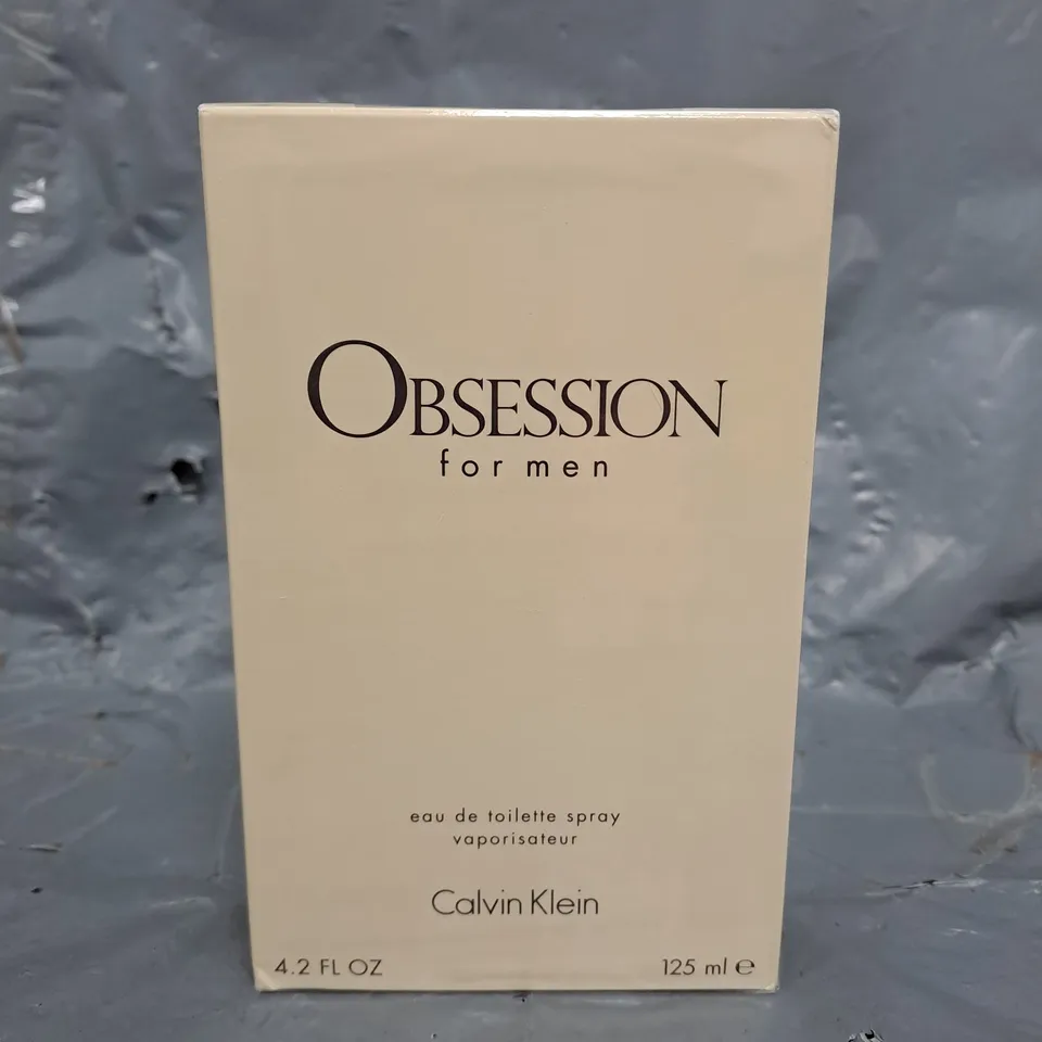 SEALED CALVIN KLEIN OBSESSION FOR MEN EAU DE TOILETTE SPRAY (125ML)