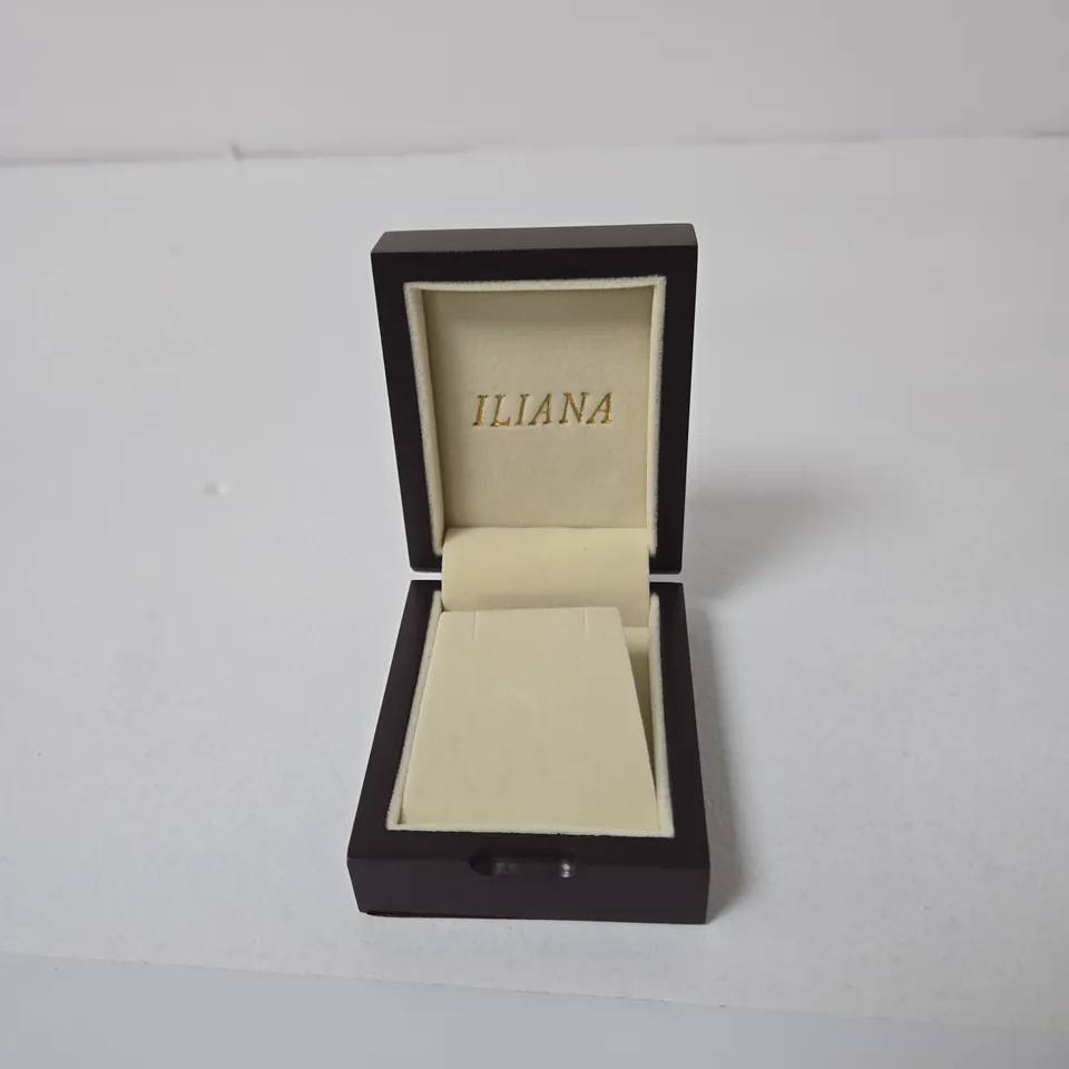 BOX OF APPROXIMATELY 100 RHAPSODY LLIANA WOODEN JEWELLRY / EARRIMG BOXES