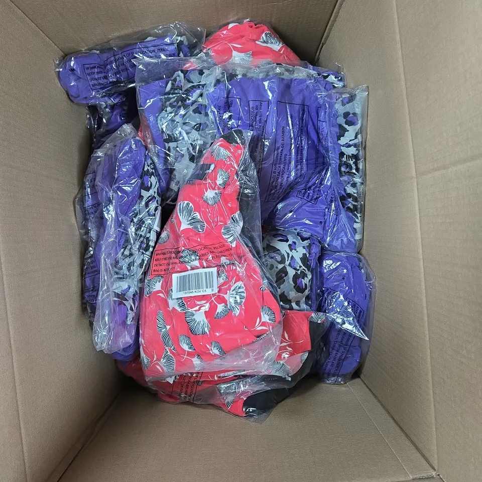 APPROXIMATELY 20 ASSORTED WOMENS CLOTHING PRODUCTS IN VARIOUS STYLES & SIZES 