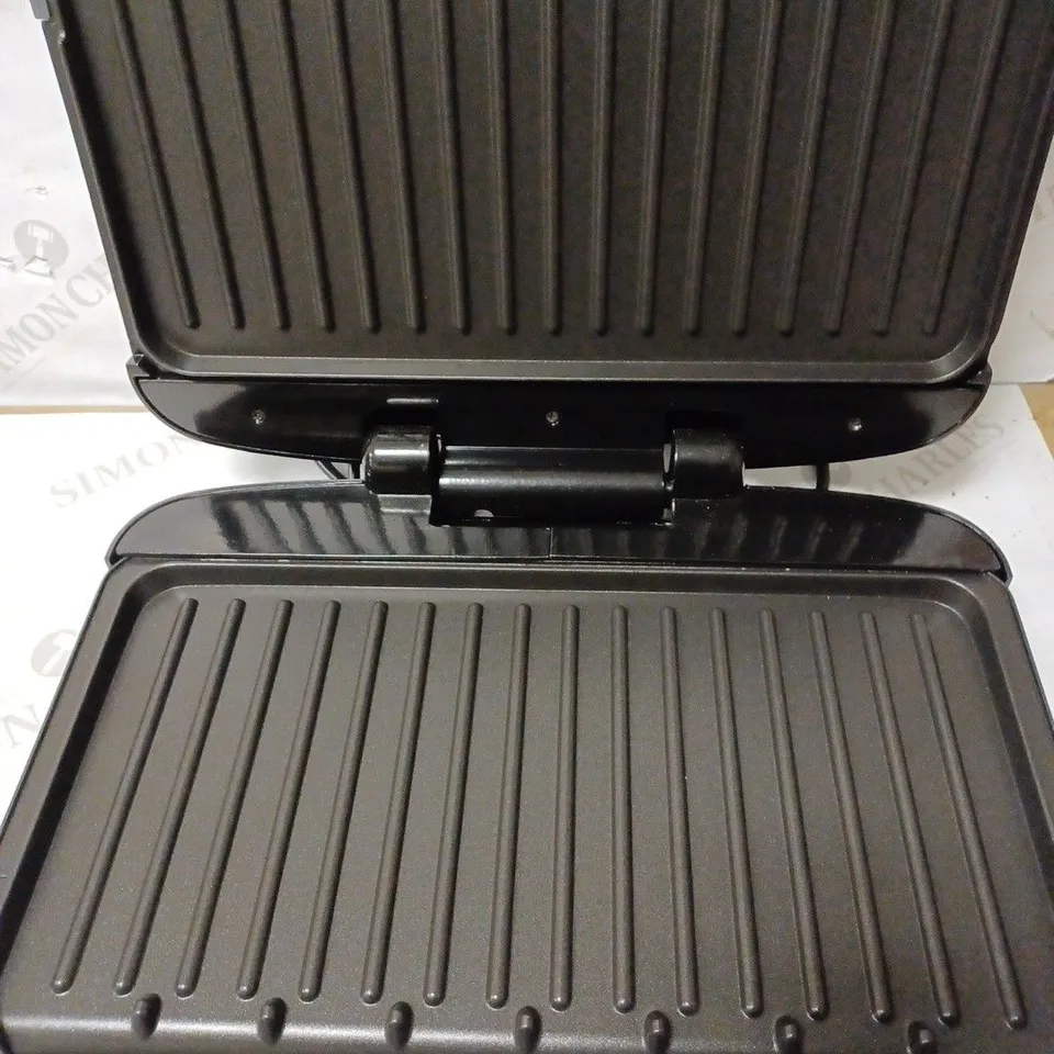 GEORGE FOREMAN MEDIUM REMOVABLE PLATES GRILL, BLACK [24330]