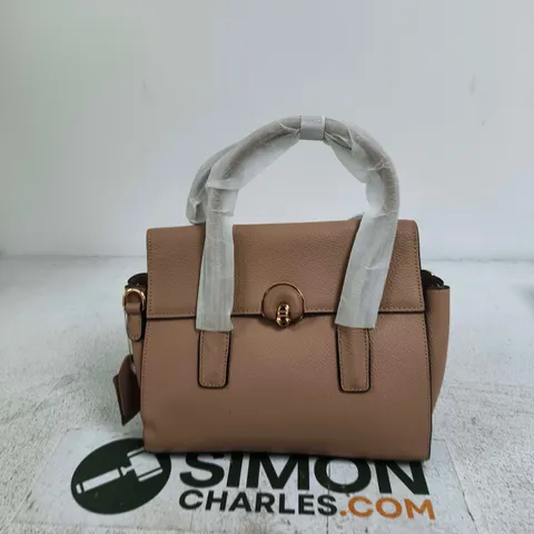 TAN GENUINE LEATHER HANDBAG β WOMEN'S SHOULDER BAG