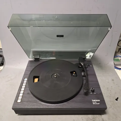 LENCO LS-300BK BELT DRIVE TURNTABLE WITH BLUETOOTH
