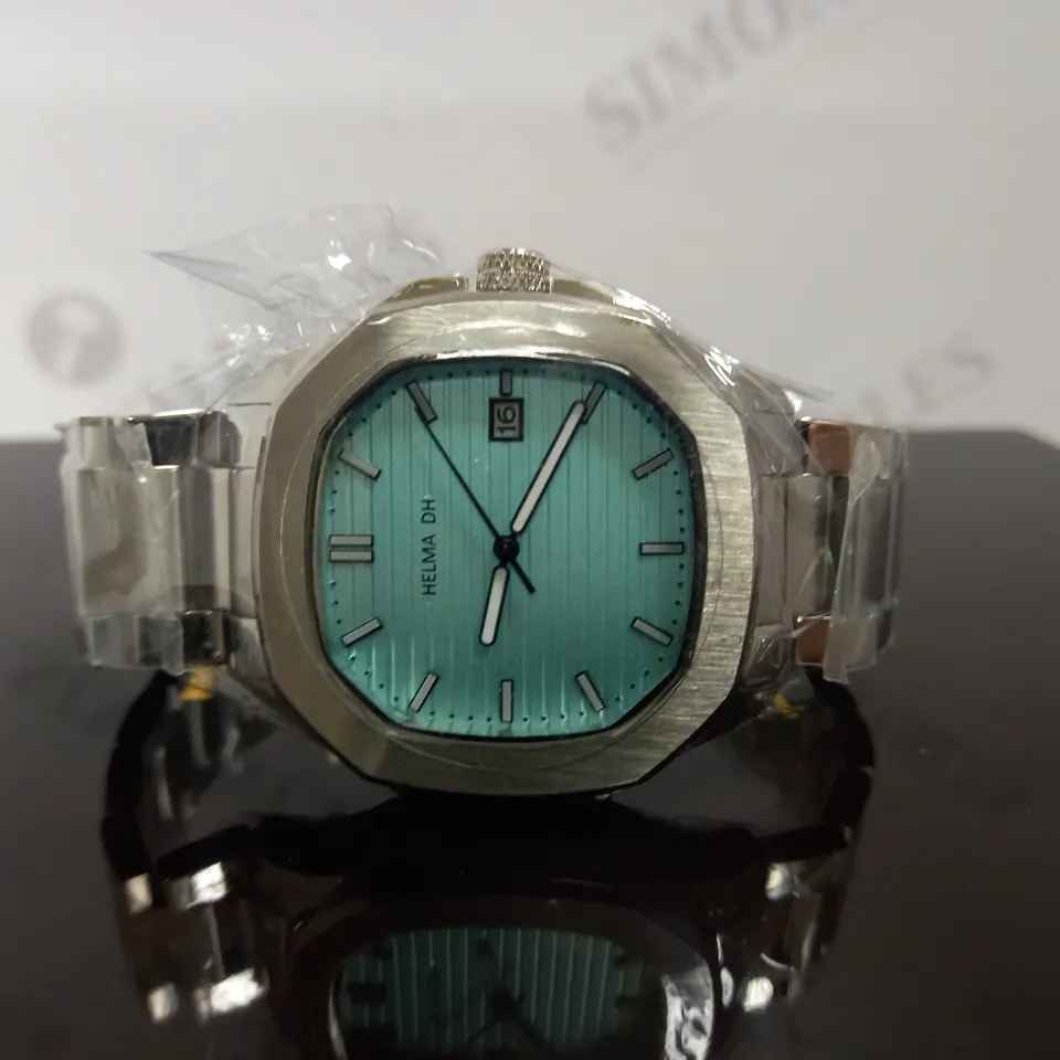 HELMA DH BABY BLUE BRACELET STRAP WRISTWATCH