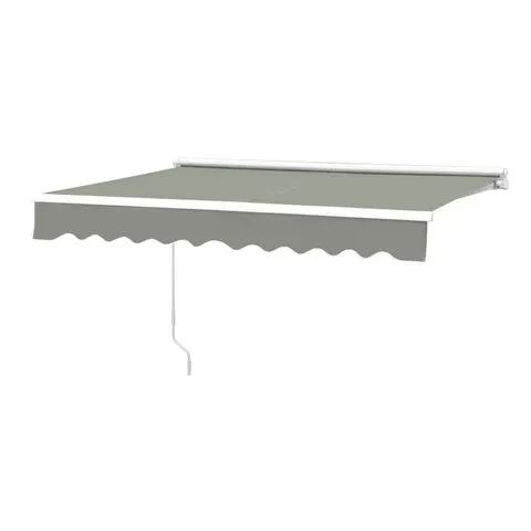 BOXED OUTDOOR RETRACTABLE PATIO AWNING FOR WINDOW AND DOOR