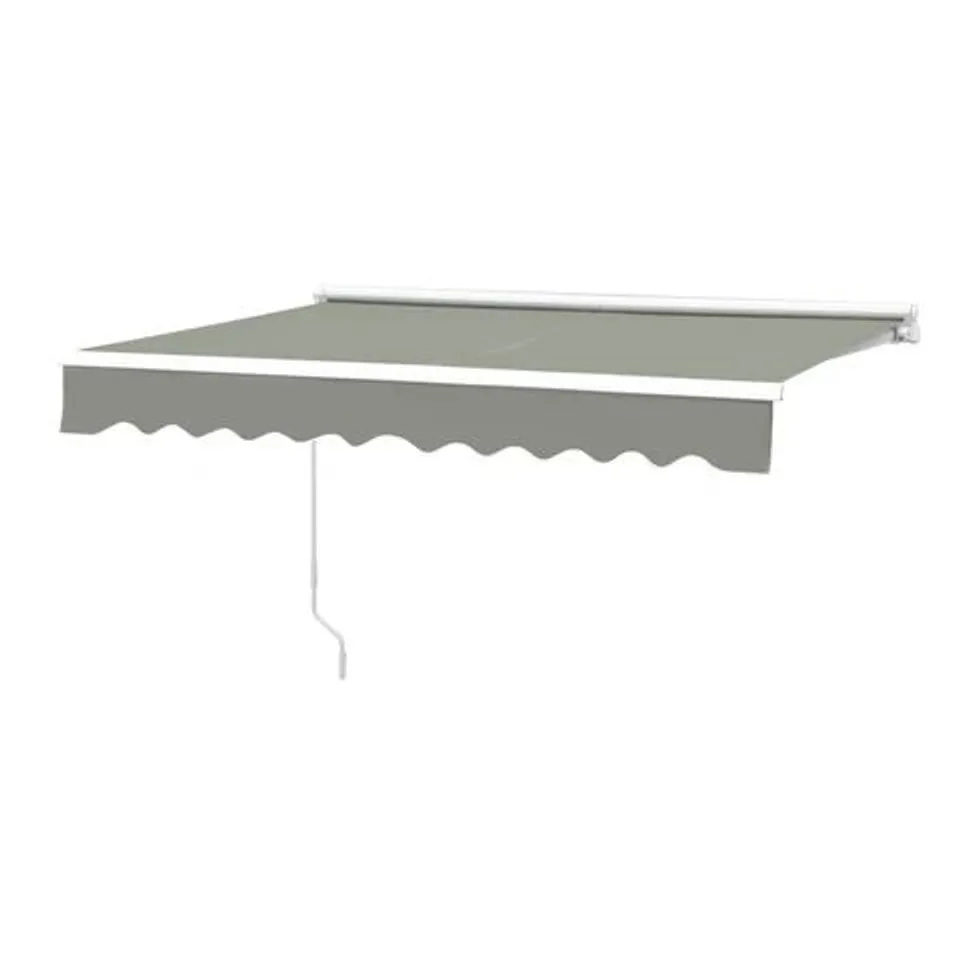 BOXED OUTDOOR RETRACTABLE PATIO AWNING FOR WINDOW AND DOOR