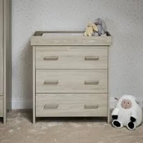 BOXED OBABY NIKA CHANGING UNIT - GREY WASH (2 BOXES)