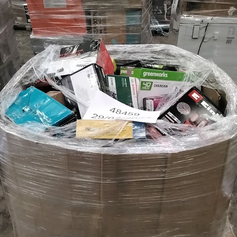 PALLET OF APPROXIMATELY 77 UNPROCESSED RAW RETURN HOUSEHOLD AND ELECTRICAL GOODS TO INCLUDE;