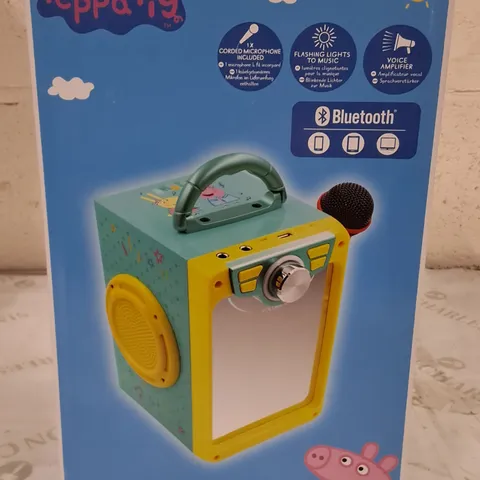 BOXED PEPPA PIG BLUETOOTH KAROKE