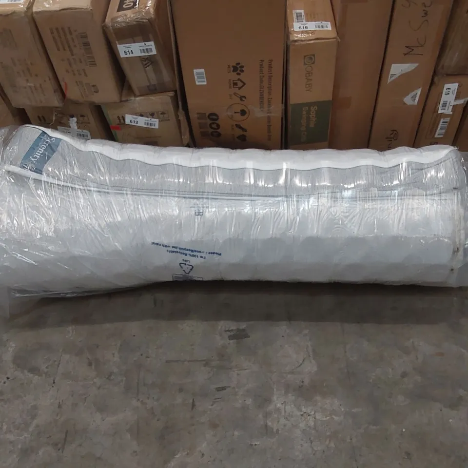 QUQLITY BAGGED AND ROLLED SERENITY HYBRID TRIO MENTORY FOAM - 135CM DOUBLE