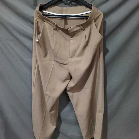 CIDER WOMEN'S TROUSERS - CAMEL/TAN - SIZE L