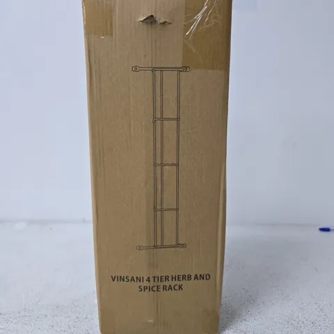 VINSANI 4-TIER HERB & SPICE RACK