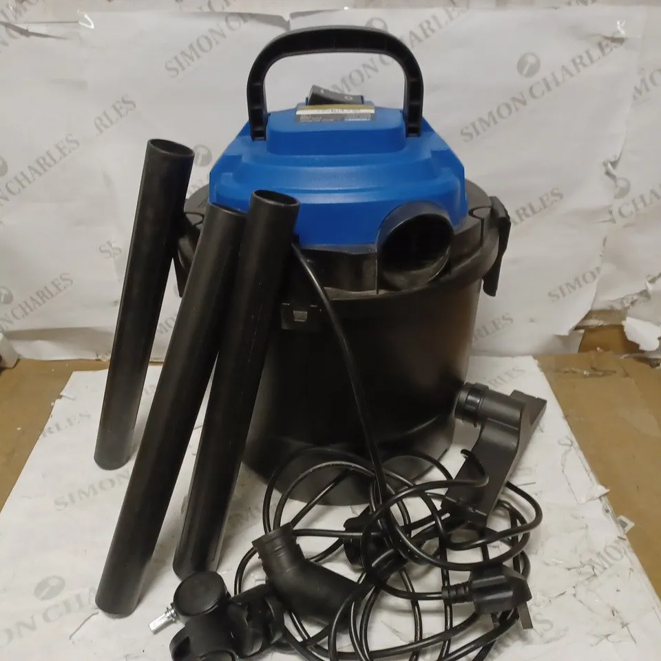 DRAPER 90107 230V 1250W 15L WET AND DRY VACUUM CLEANER
