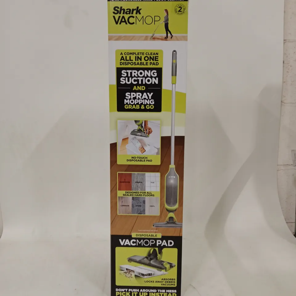 SHARK VACMOP VM200UK 2-IN-1 CORDLESS FLOOR CLEANER – BOXED