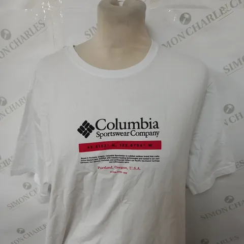 COLUMBIA GRAPHIC T-SHIRT SIZE L