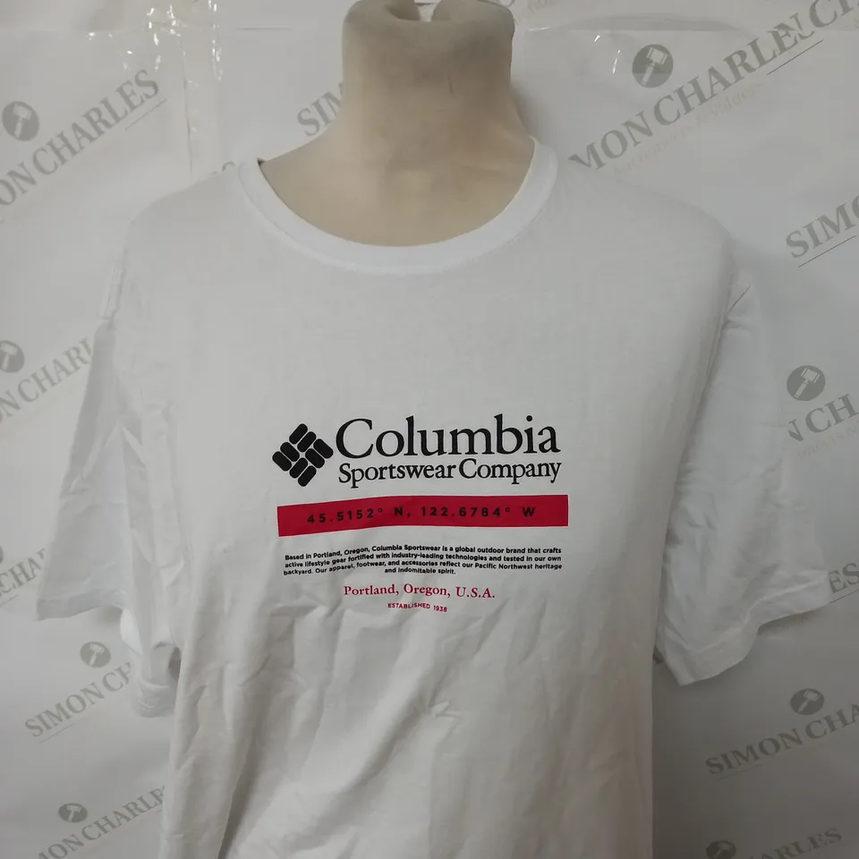 COLUMBIA GRAPHIC T-SHIRT SIZE L