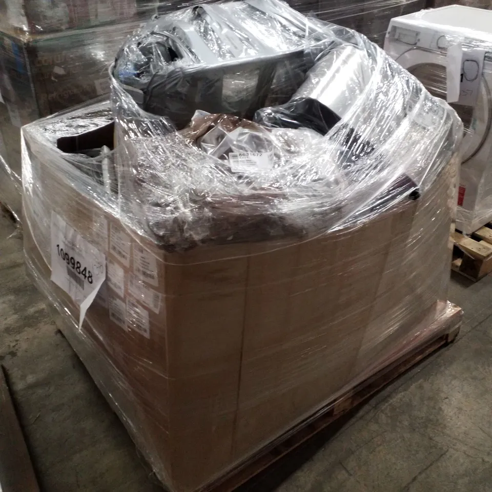 PALLET OF APPROXIMATELY 14 UNPROCESSED RAW RETURN HOUSEHOLD AND ELECTRICAL GOODS TO INCLUDE;