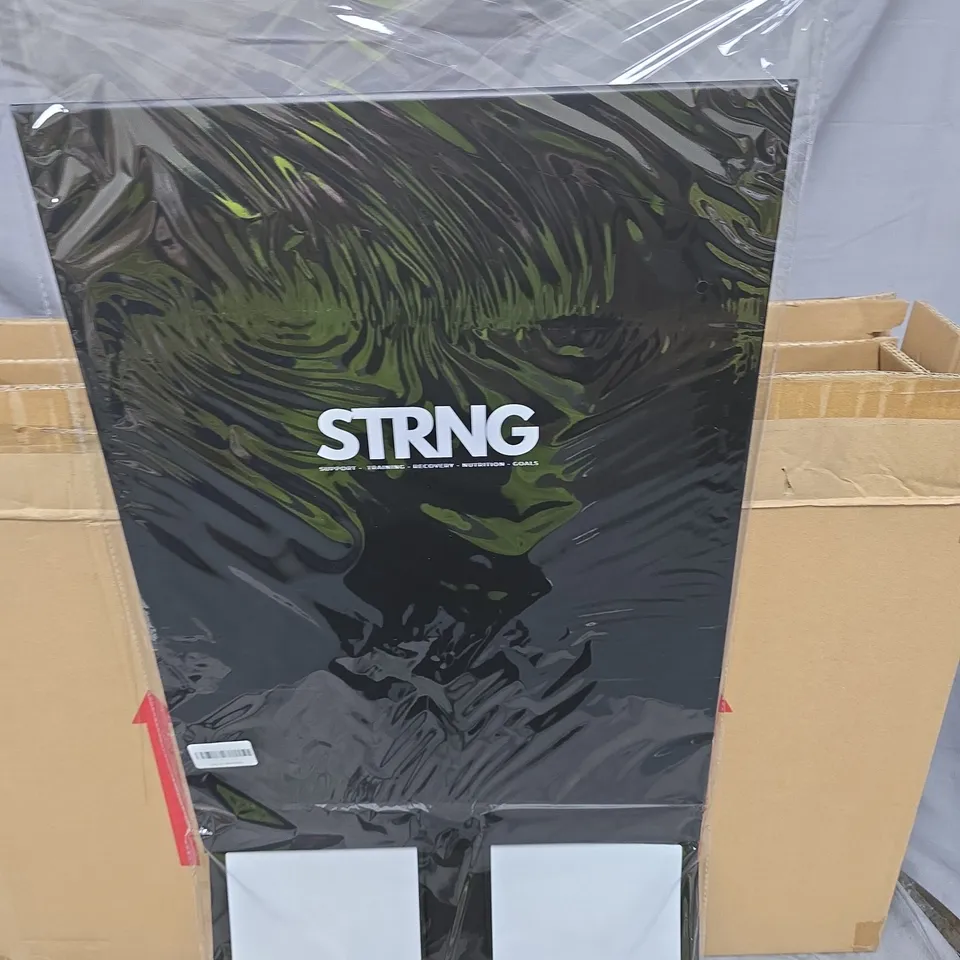 BOX OF APPROXIMATELY 10 STRNG BRANDED FITNESS BOARDS, IN PROTECTIVE WRAP