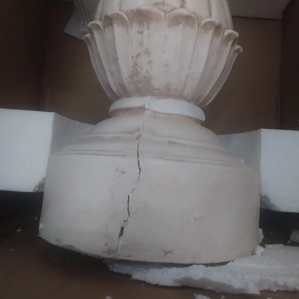 BOXED BIRD BATH