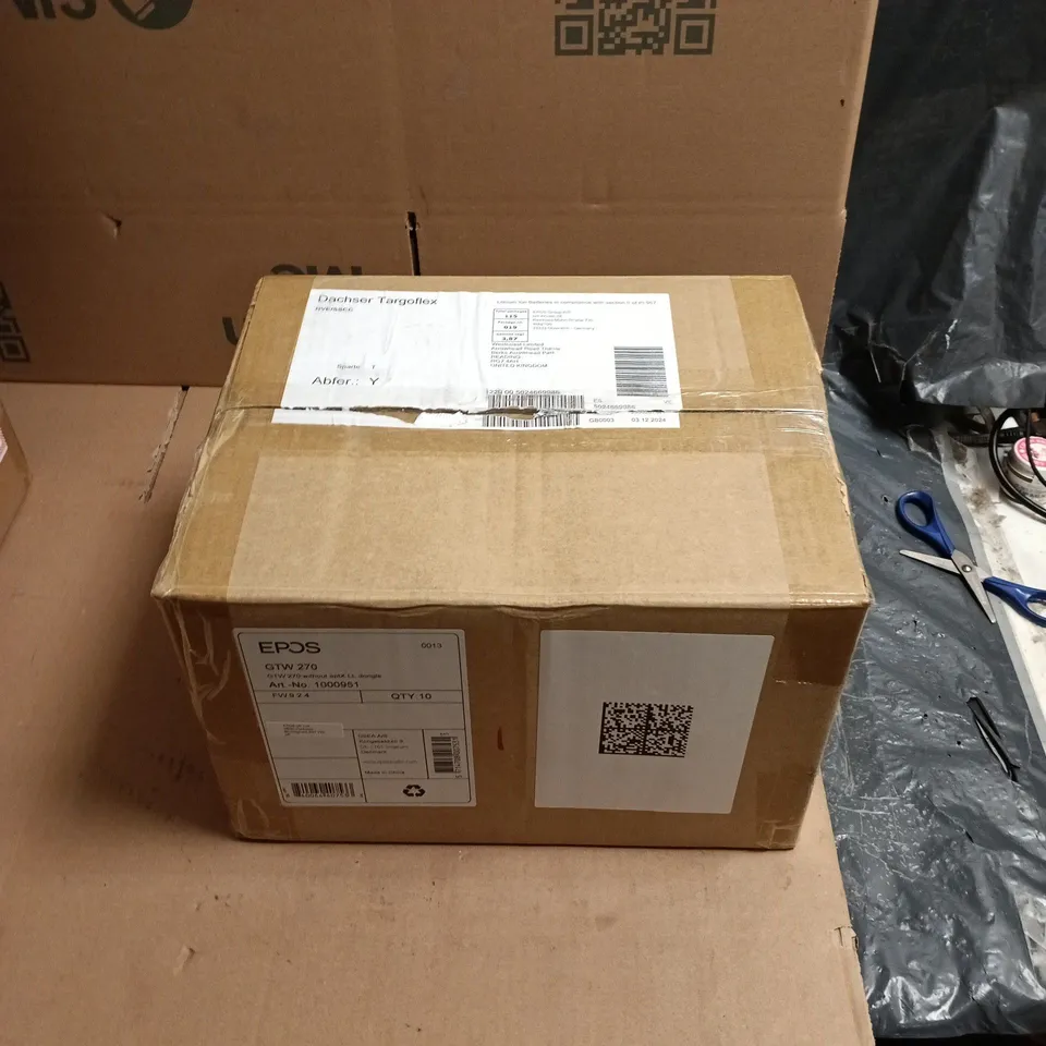 BOX OF APPROXIMATELY 8 EPOS GTW 270 GAMING EARPHONES - COLLECTION ONLY