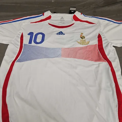 RETRO FRANCE FC WORLD CUP FINAL JERSEY - ZIDANE 10 - 2XL