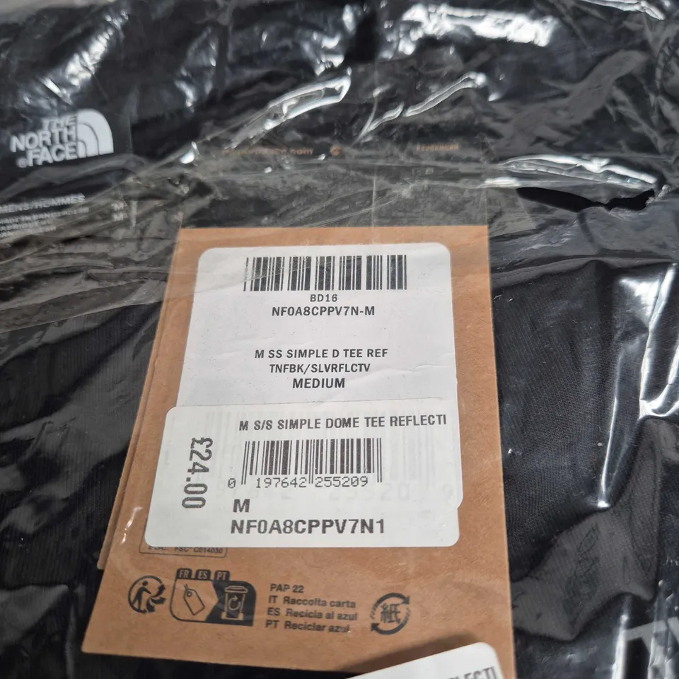 THE NORTH FACE SIMPLE DOME T SHIRT REFLECTIVE MEDIUM