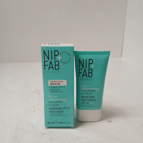 BOXED NIP+FAB HYALURONIC FIX EXTREME NOURISHING MOISTURISER SPF50, 50 ML